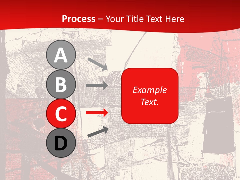 Busy Blurred People Anonymous PowerPoint Template