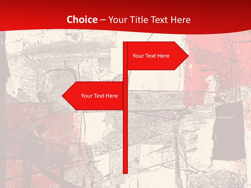 Busy Blurred People Anonymous PowerPoint Template