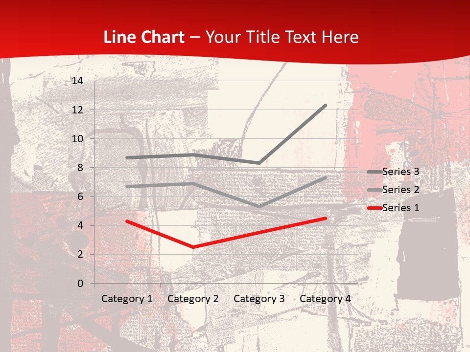 Busy Blurred People Anonymous PowerPoint Template