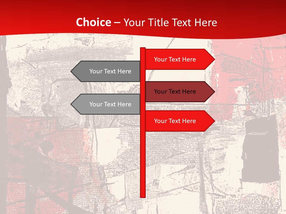 Busy Blurred People Anonymous PowerPoint Template