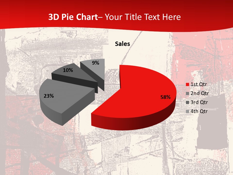 Busy Blurred People Anonymous PowerPoint Template