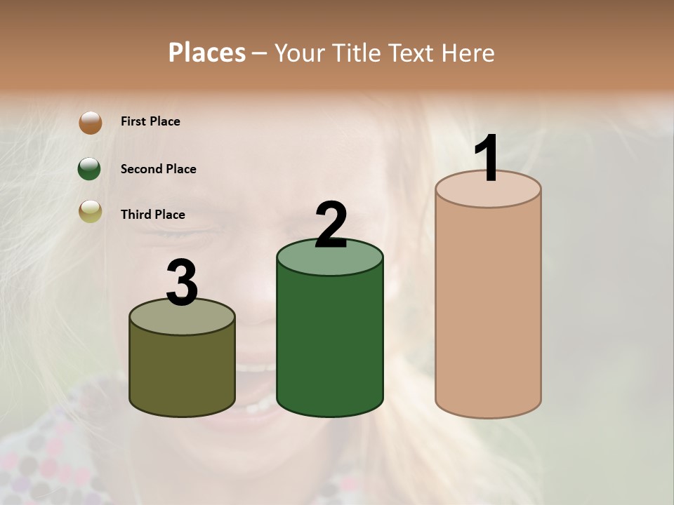 Serious Sad Child PowerPoint Template