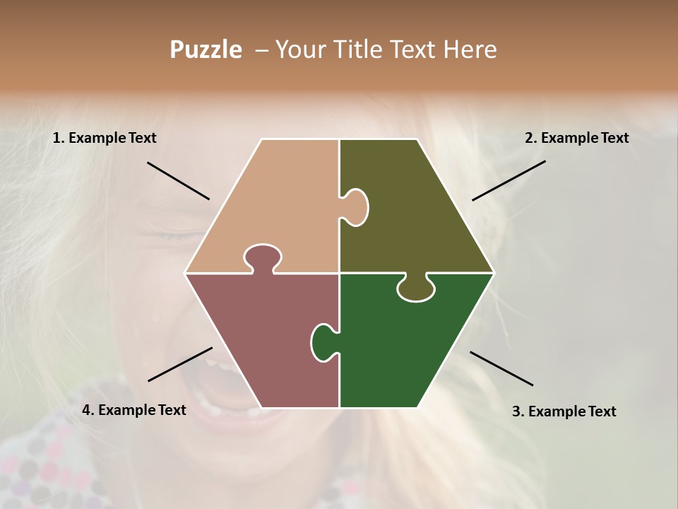 Serious Sad Child PowerPoint Template