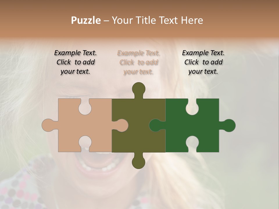 Serious Sad Child PowerPoint Template