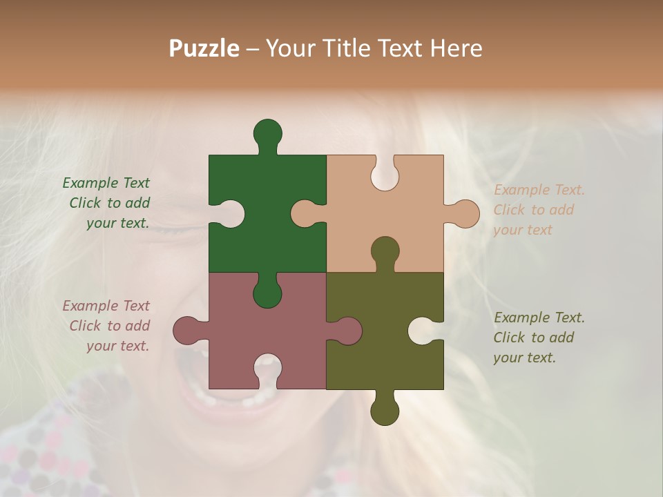 Serious Sad Child PowerPoint Template