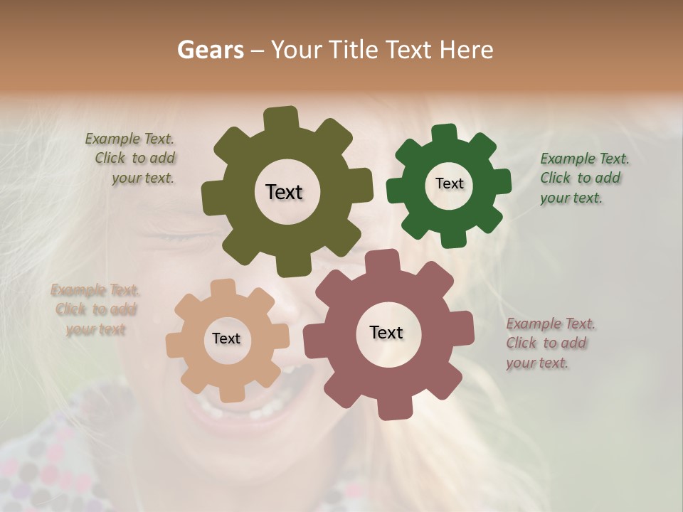 Serious Sad Child PowerPoint Template