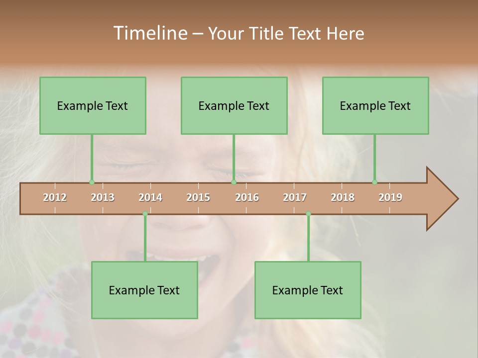 Serious Sad Child PowerPoint Template