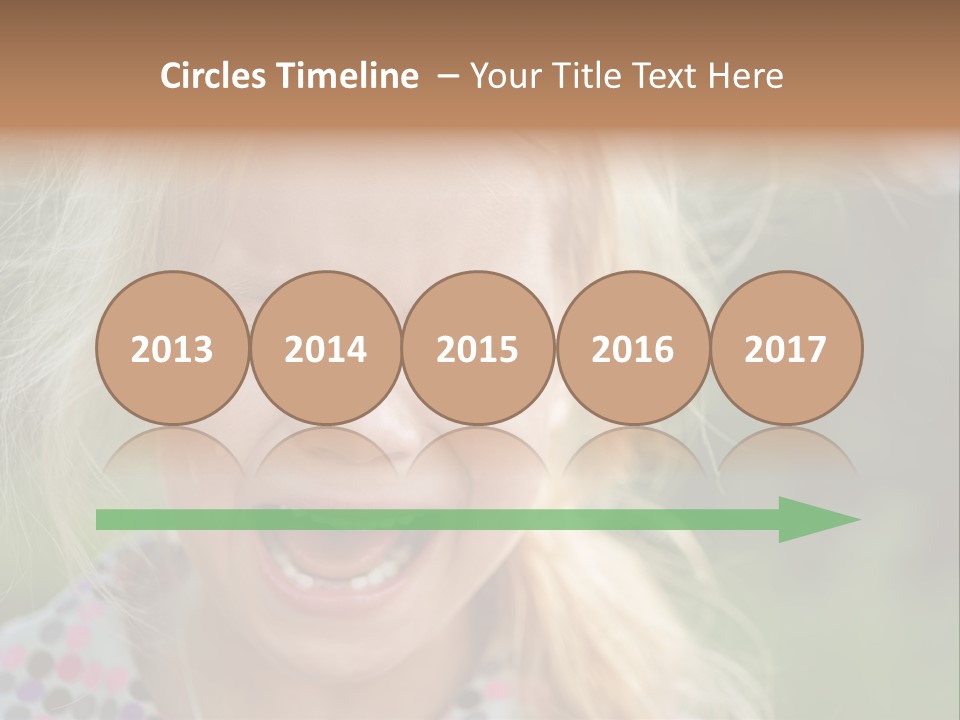 Serious Sad Child PowerPoint Template