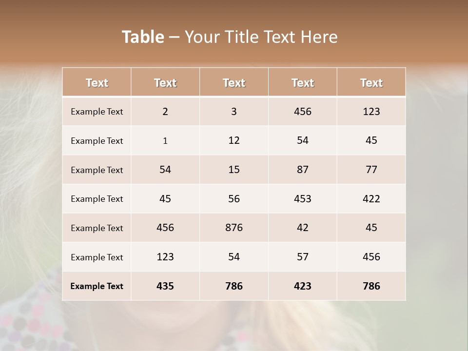 Serious Sad Child PowerPoint Template