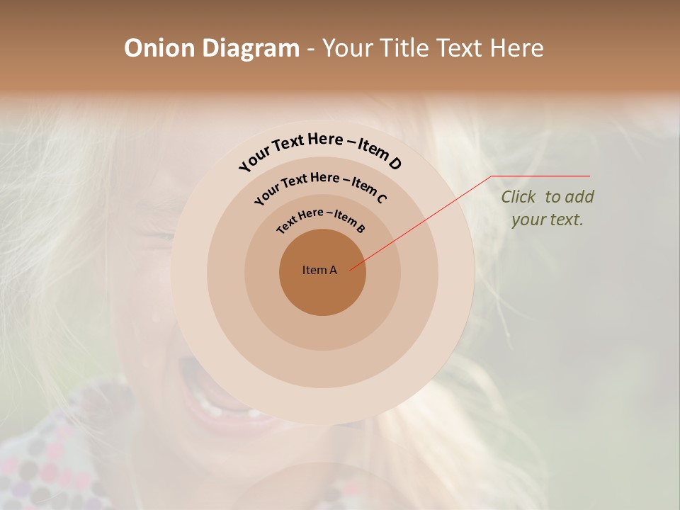 Serious Sad Child PowerPoint Template