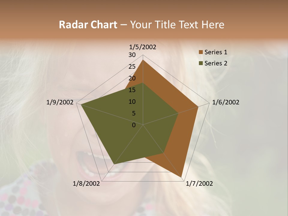 Serious Sad Child PowerPoint Template