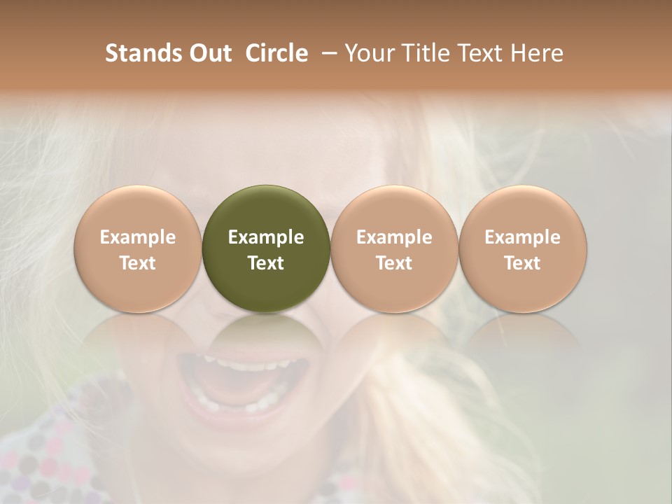 Serious Sad Child PowerPoint Template