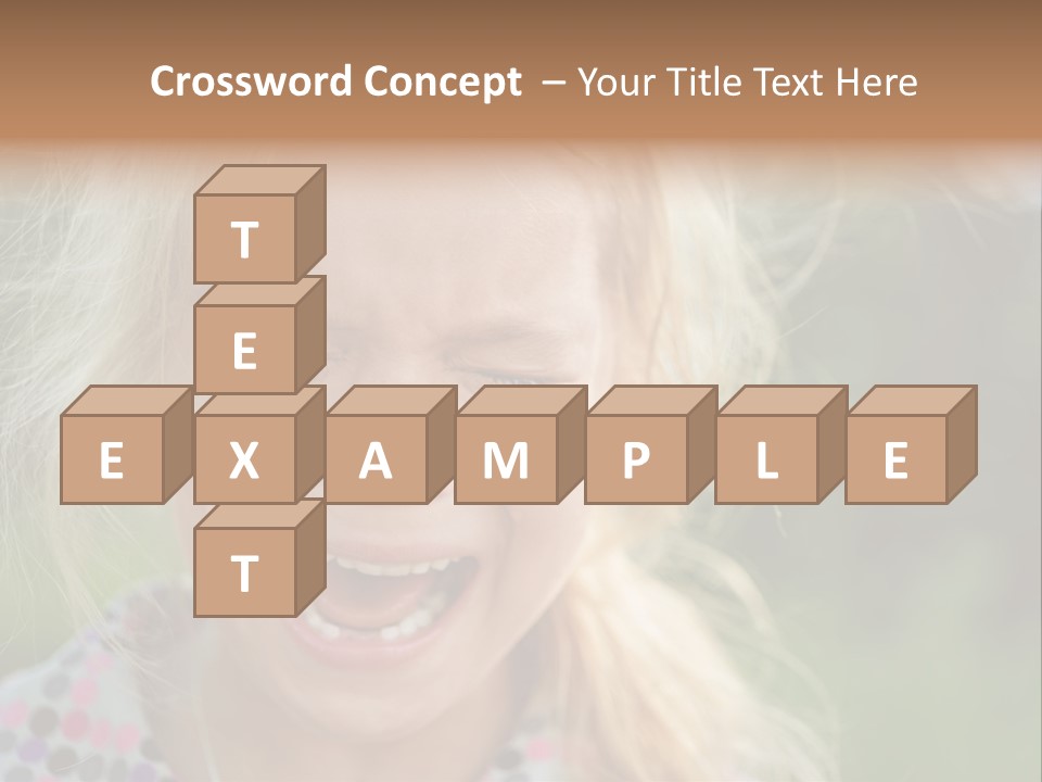 Serious Sad Child PowerPoint Template