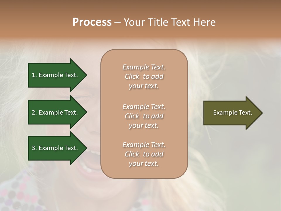 Serious Sad Child PowerPoint Template