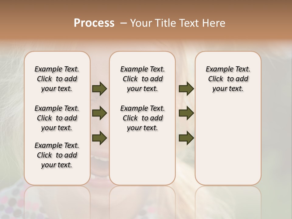 Serious Sad Child PowerPoint Template