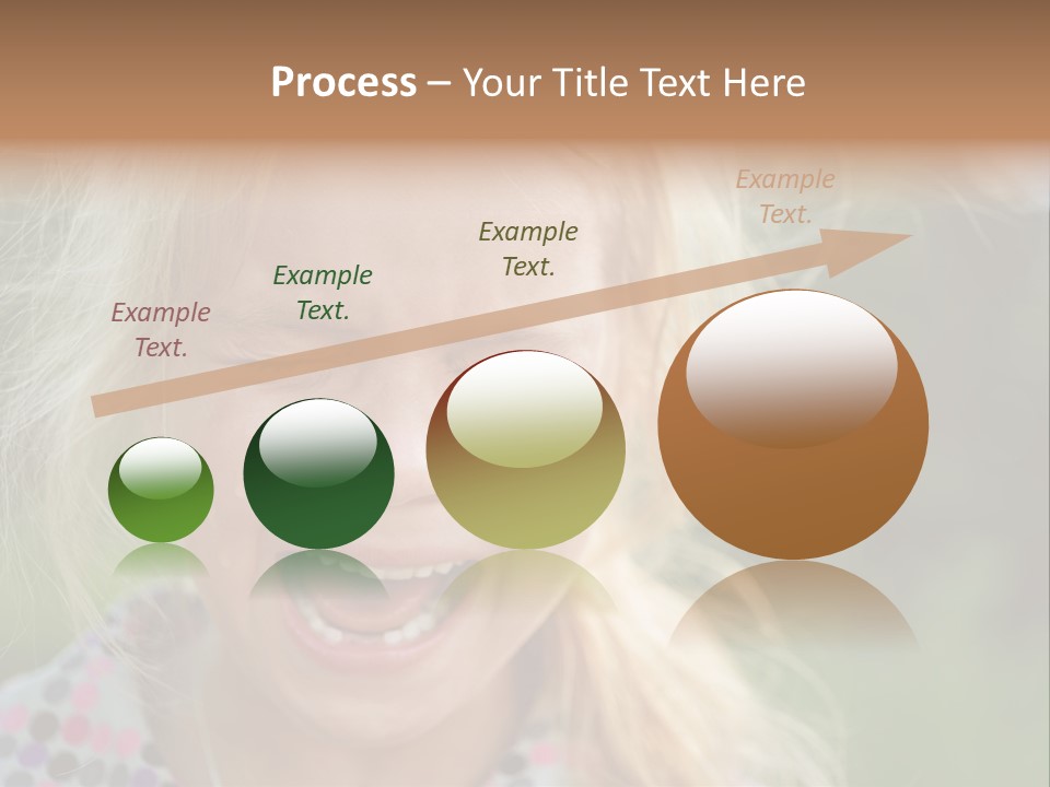Serious Sad Child PowerPoint Template
