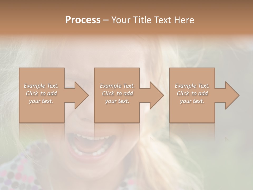 Serious Sad Child PowerPoint Template