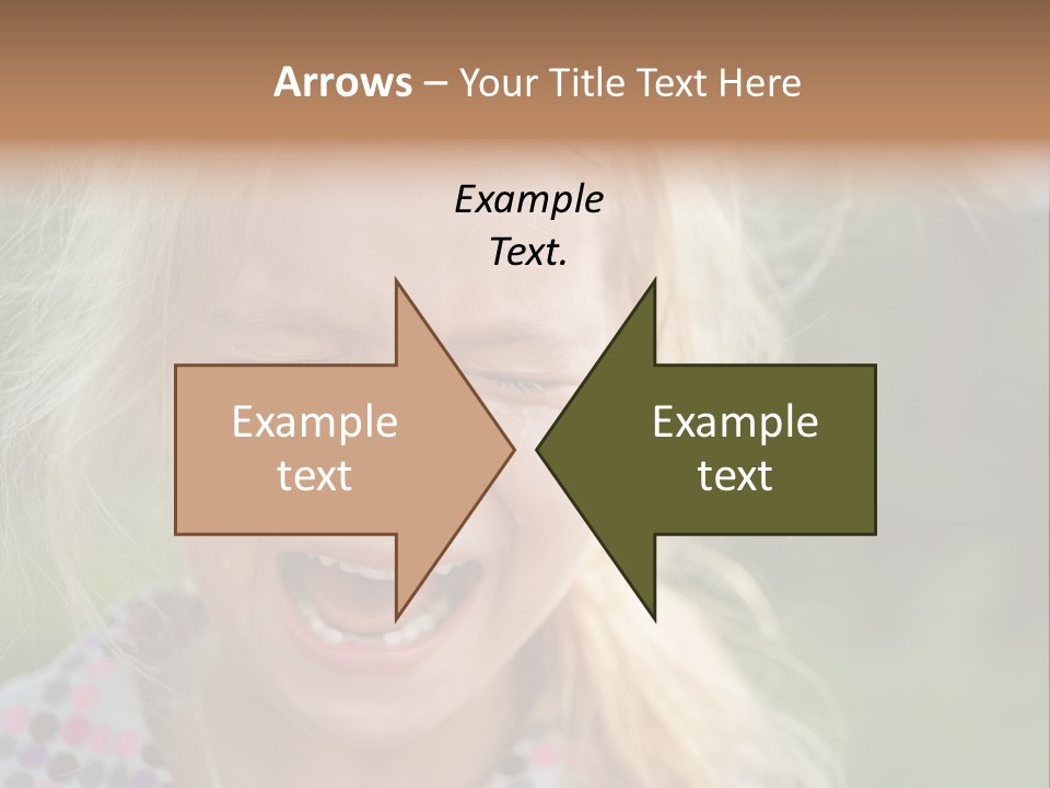 Serious Sad Child PowerPoint Template