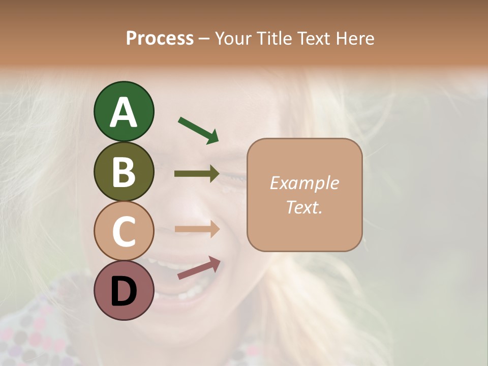 Serious Sad Child PowerPoint Template