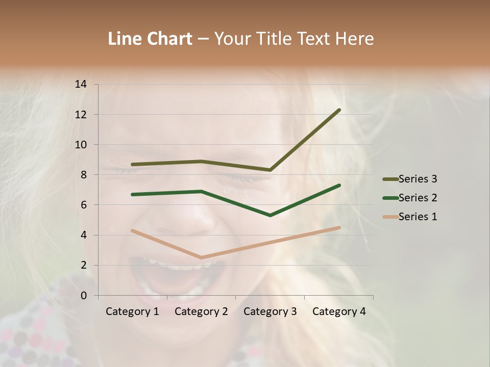 Serious Sad Child PowerPoint Template