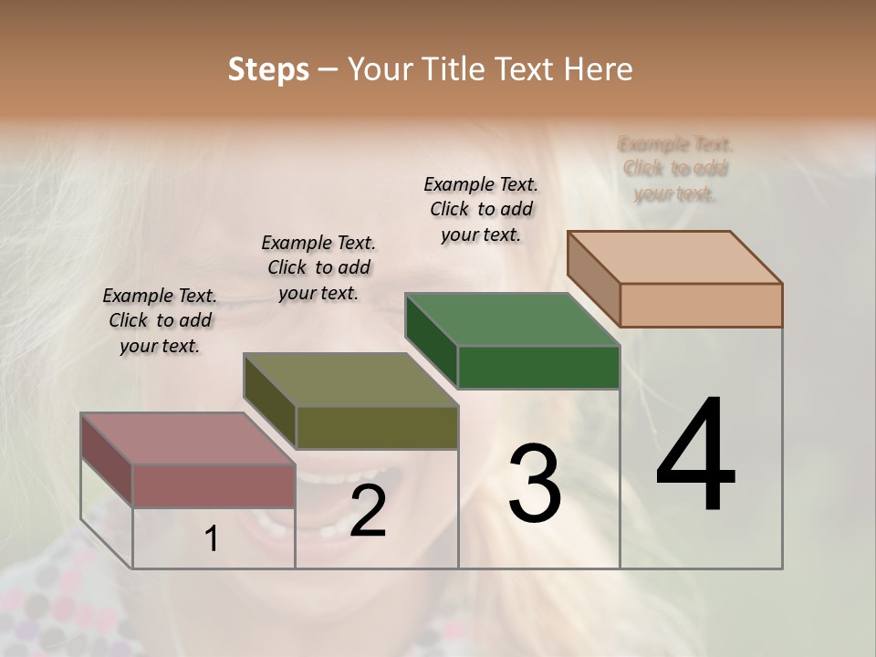 Serious Sad Child PowerPoint Template