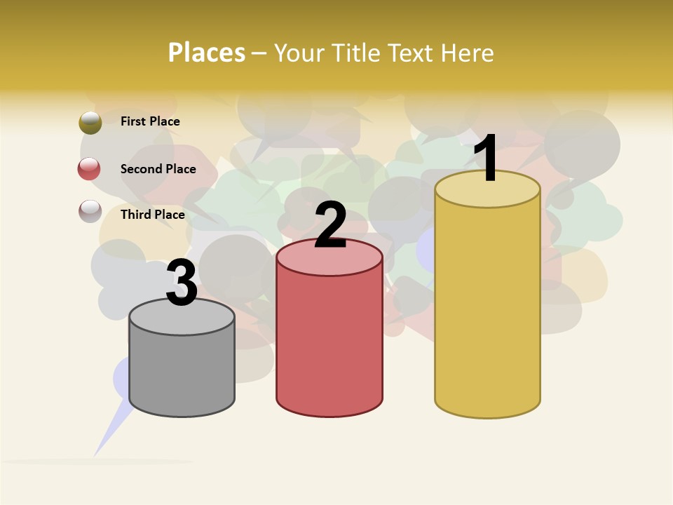 Bubbles Vector Answer PowerPoint Template