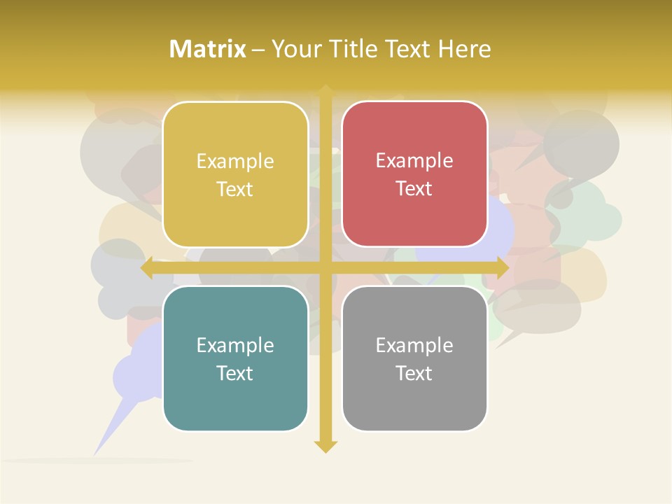 Bubbles Vector Answer PowerPoint Template