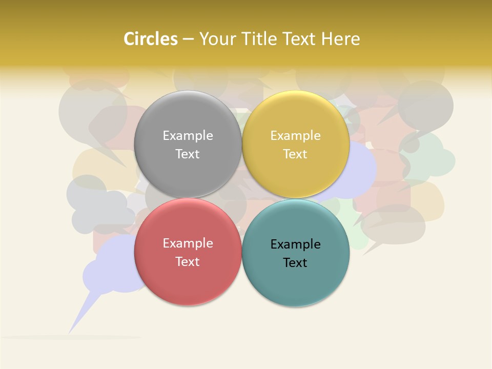 Bubbles Vector Answer PowerPoint Template