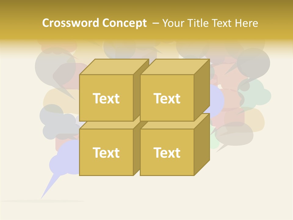Bubbles Vector Answer PowerPoint Template