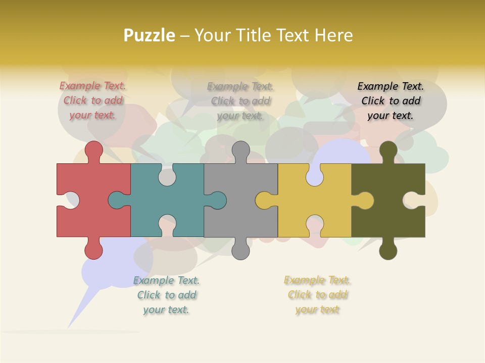 Bubbles Vector Answer PowerPoint Template