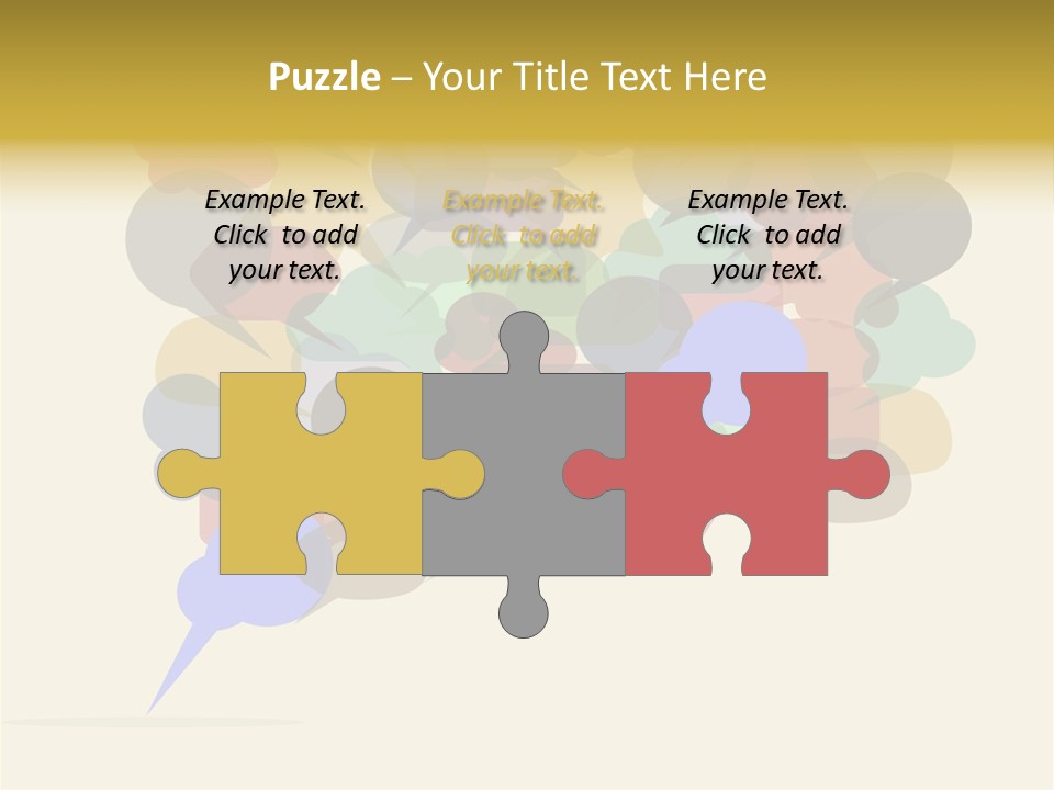 Bubbles Vector Answer PowerPoint Template