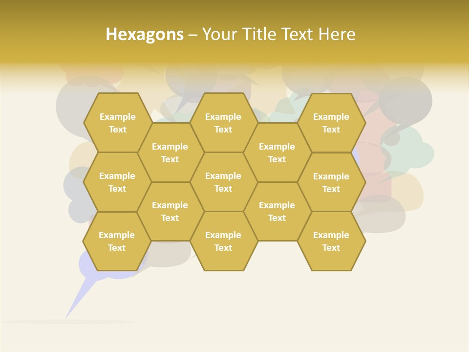 Bubbles Vector Answer PowerPoint Template