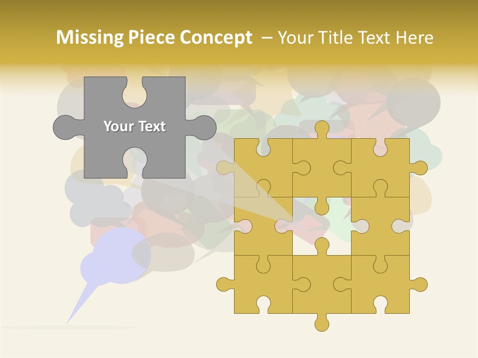 Bubbles Vector Answer PowerPoint Template