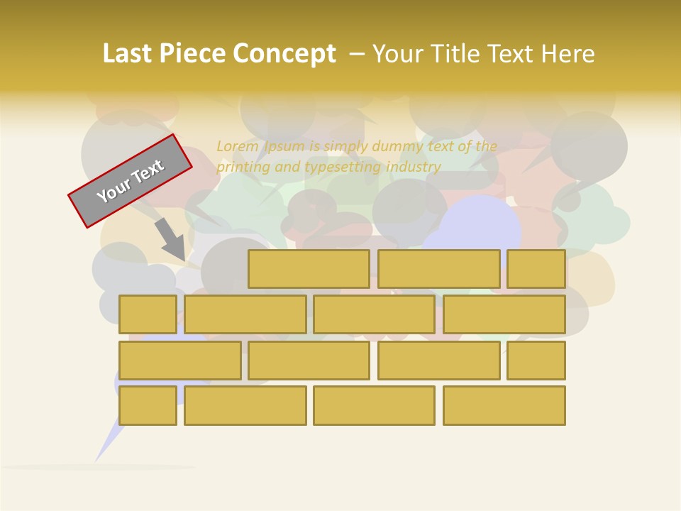 Bubbles Vector Answer PowerPoint Template