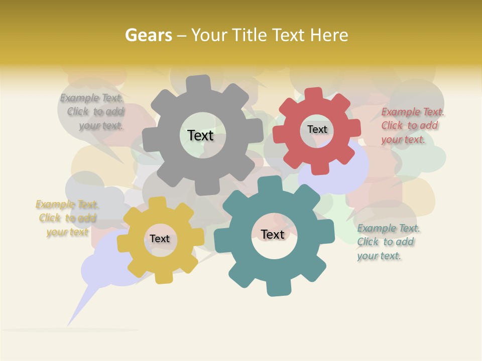 Bubbles Vector Answer PowerPoint Template