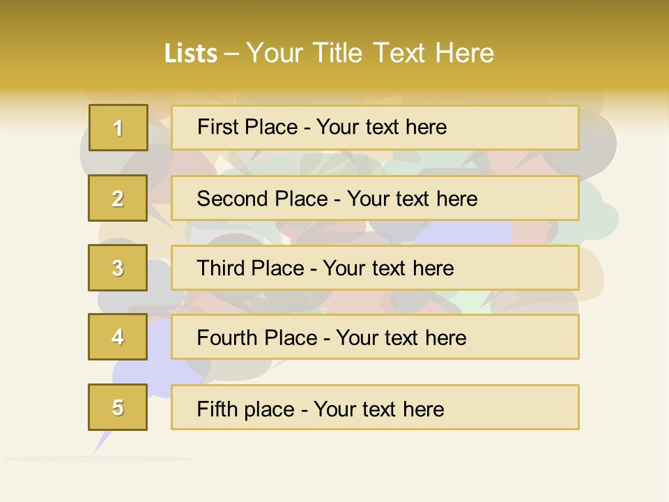 Bubbles Vector Answer PowerPoint Template