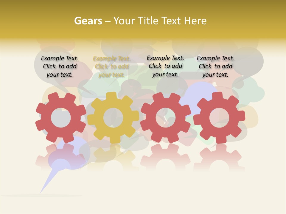 Bubbles Vector Answer PowerPoint Template