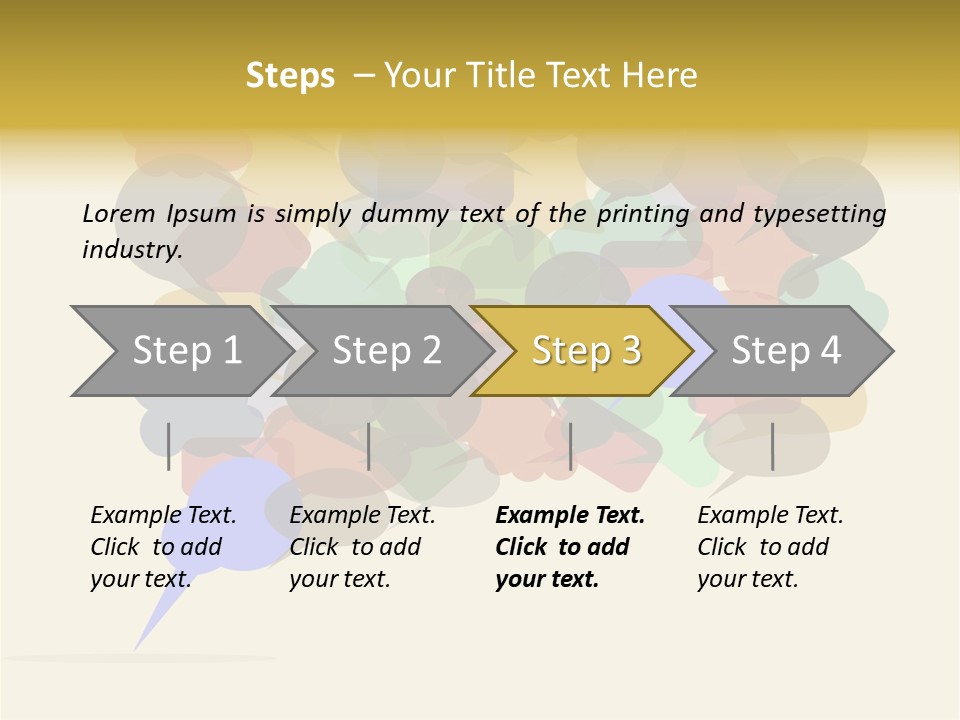 Bubbles Vector Answer PowerPoint Template