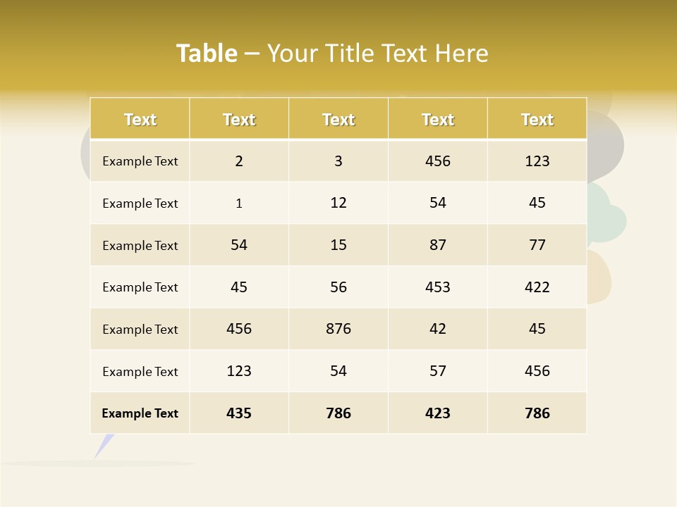 Bubbles Vector Answer PowerPoint Template