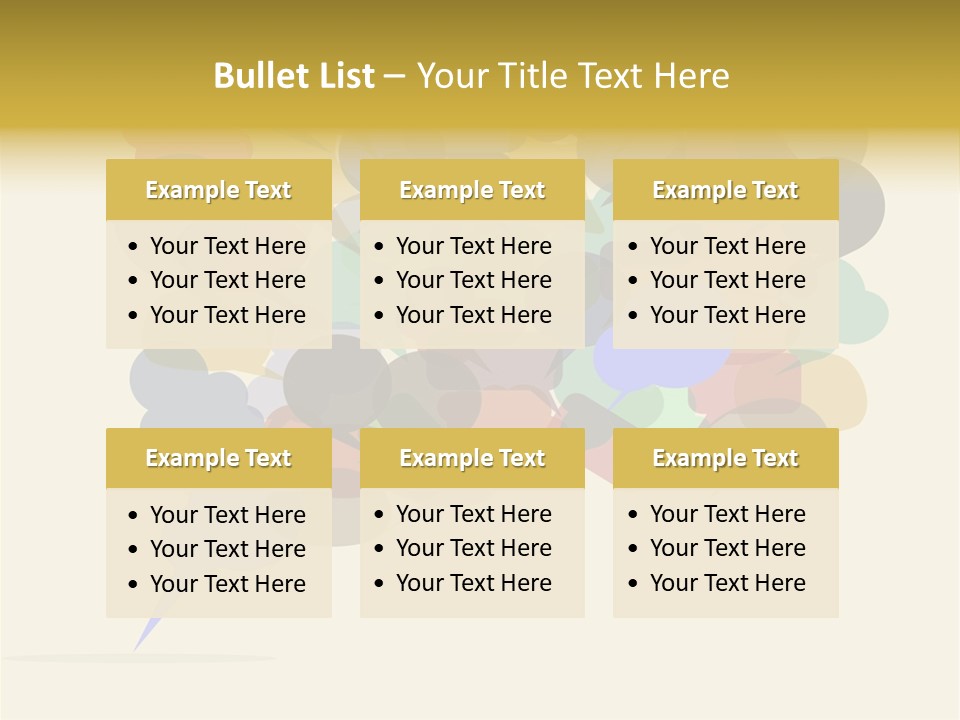 Bubbles Vector Answer PowerPoint Template