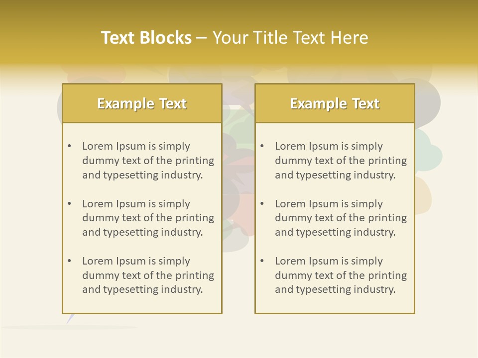 Bubbles Vector Answer PowerPoint Template