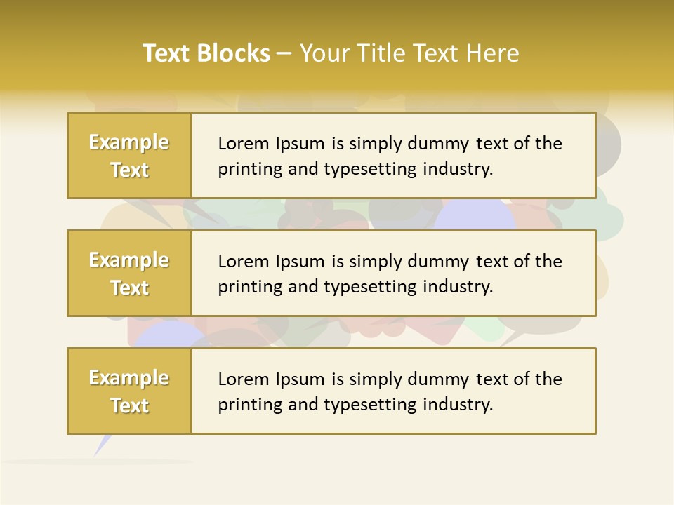 Bubbles Vector Answer PowerPoint Template
