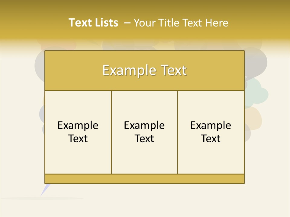 Bubbles Vector Answer PowerPoint Template