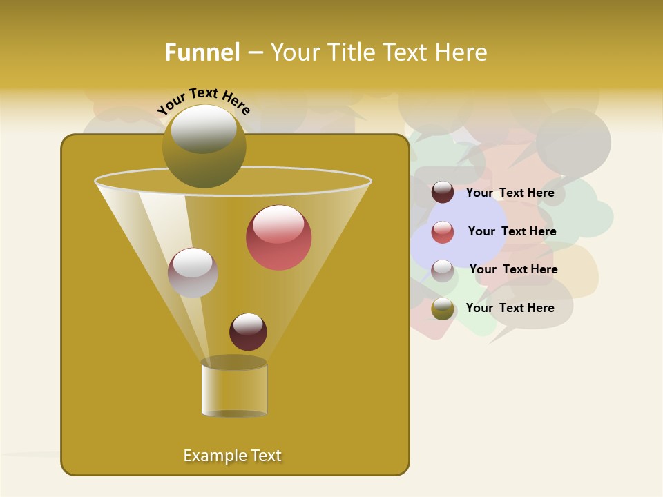 Bubbles Vector Answer PowerPoint Template