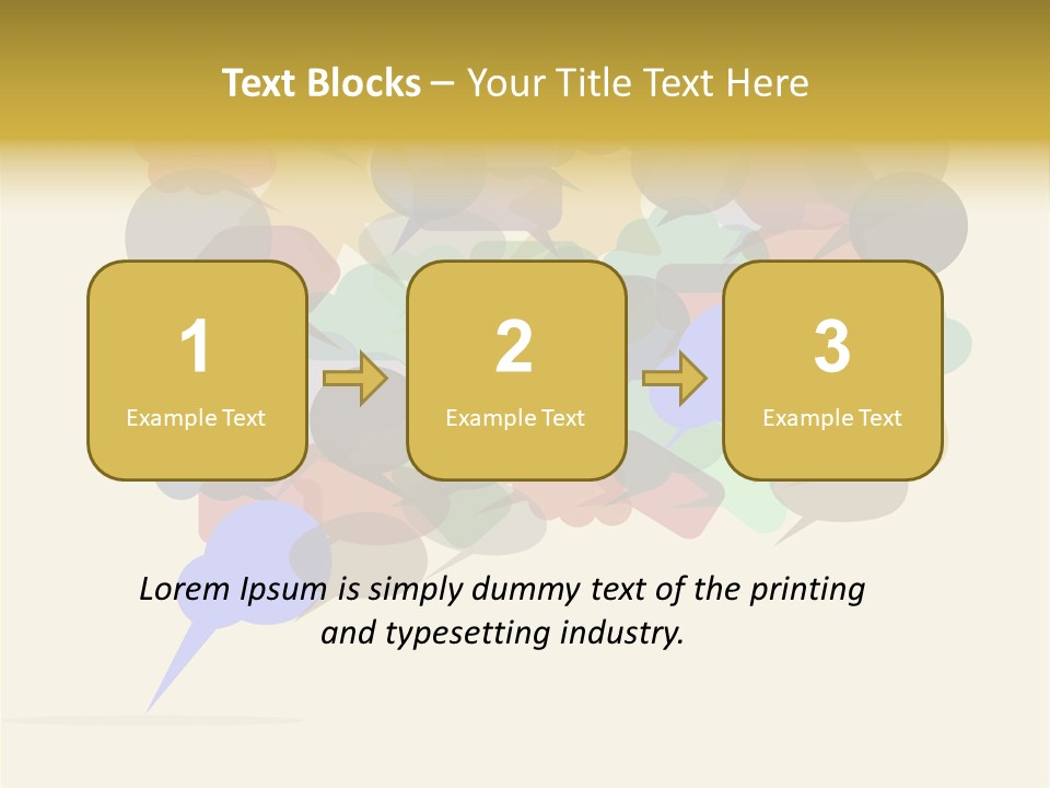 Bubbles Vector Answer PowerPoint Template