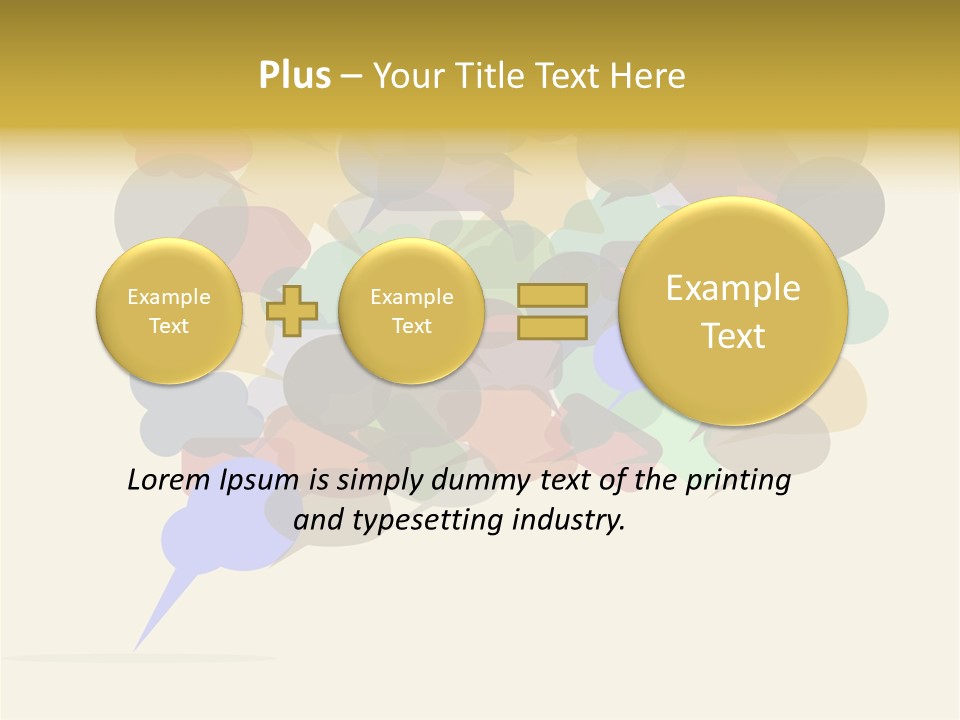 Bubbles Vector Answer PowerPoint Template