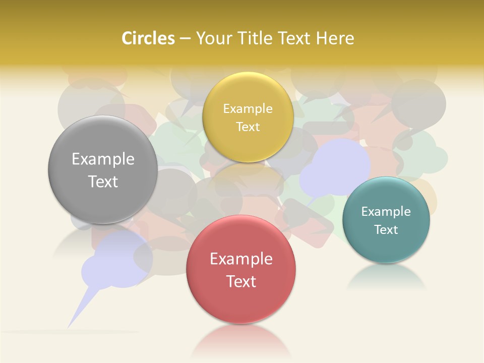 Bubbles Vector Answer PowerPoint Template