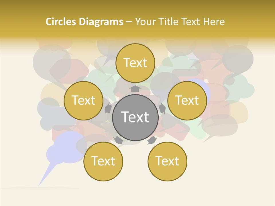 Bubbles Vector Answer PowerPoint Template