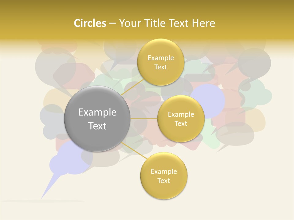 Bubbles Vector Answer PowerPoint Template