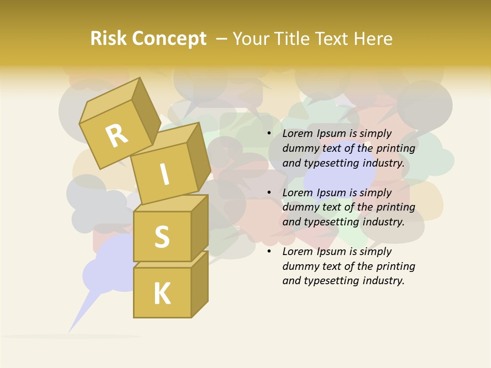 Bubbles Vector Answer PowerPoint Template